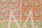 Floral Ephemera Boho Printable Paper, a Pattern Graphic by Maishop (Thumbnail 4 of 8)