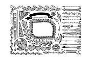 800+ DOODLE ELEMENTS SET, a Templates & Theme by karakotsya (Thumbnail 21 of 24)
