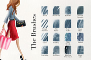 Fashion Lifestyle Set for Procreate, a Brush Add-On by Sofydoll Designs (Thumbnail 4 of 10)