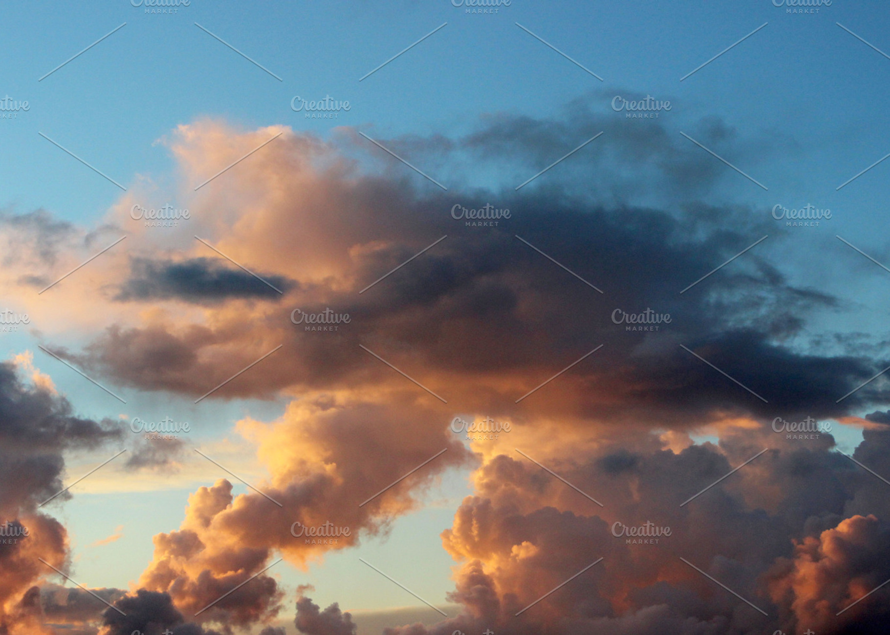 Sunset clouds containing sunset, clouds, and sky, a Nature Photo by Erica Patstone