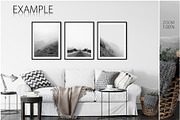 Frames & Walls Scandinavian Bundle-3, a Print Template by Yuri-U (Thumbnail 11 of 42)