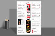Clean Food Menu Template, a Stationery Template by ContestDesign (Thumbnail 3 of 3)