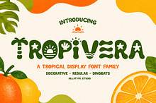 Tropivera - Display Font Family
