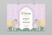 Indian Wedding Welcome Sign Template, a Flyer Template by BrandPacks (Thumbnail 5 of 6)