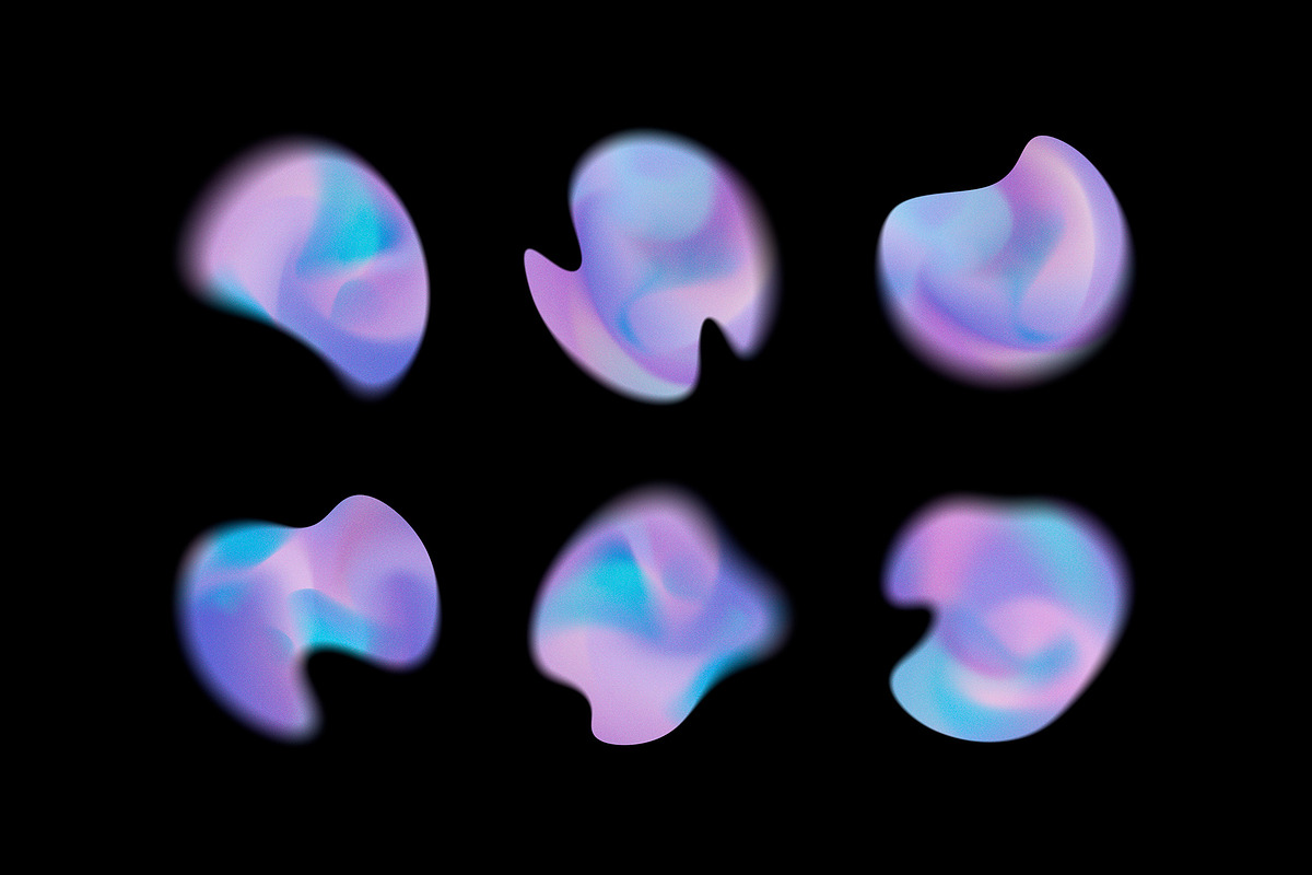 Chroma Gradient Shapes Collection, a Texture Graphic by pixelbuddha.net (Photo 8 of 21)