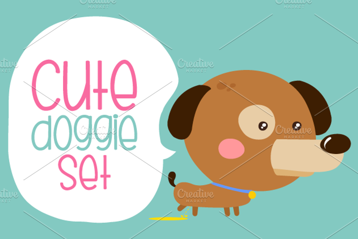 Cute Doggie Set