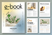 Minimal eBook Template with Yellow, an UI Kit Template by ContestDesign (Thumbnail 1 of 3)
