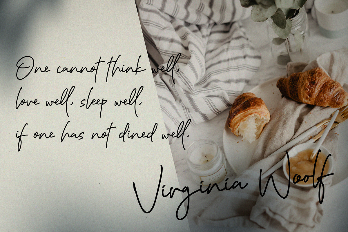Sarmella Script Font, a Script Font by Signatoro (Photo 12 of 15)