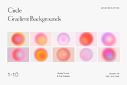 Circle Grainy Gradient Backgrounds, an Object Graphic by Love Radiation Studio (Thumbnail 14 of 18)