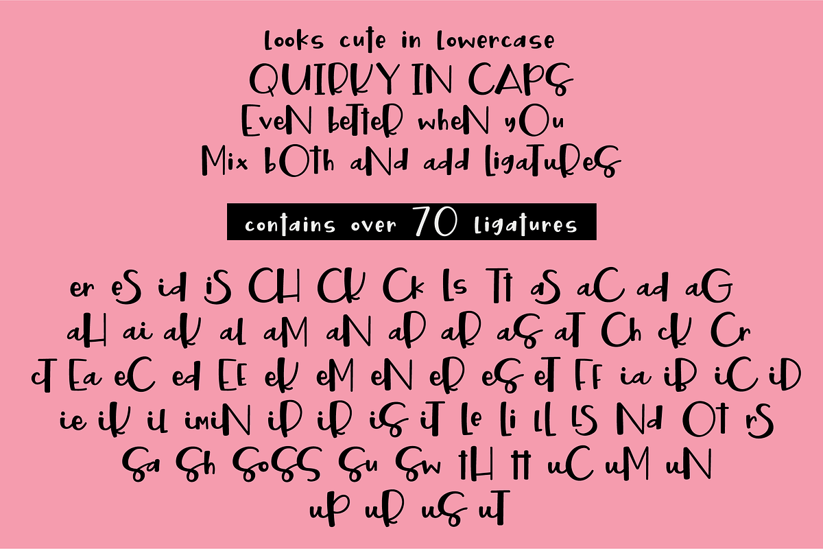 Sale! Twisted Jellyroll, quirky font preview 7
