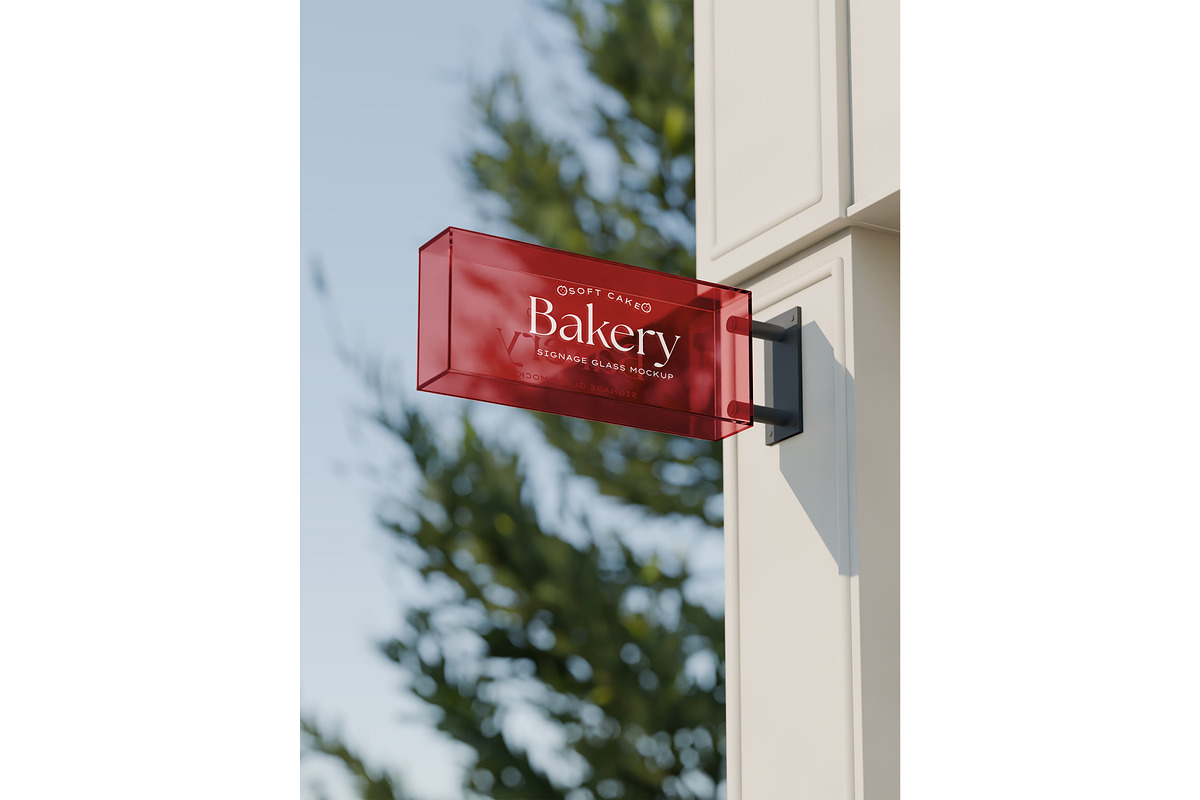 Sign & storefront logo mockup, an Advertising Mockup by Mockthethics. (Photo 12 of 13)