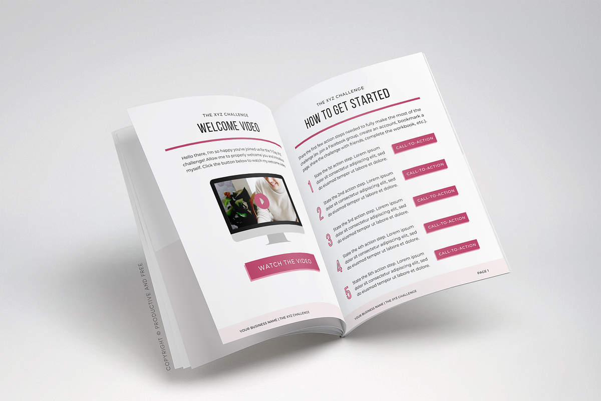 7-Day Lead Magnet Challenge Bundle, an Email Template by ProductiveandFree (Photo 13 of 19)
