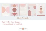 SALE Warm Circles Canva Templates, a Social Media Template by SunnyTangerine Stock (Thumbnail 5 of 5)