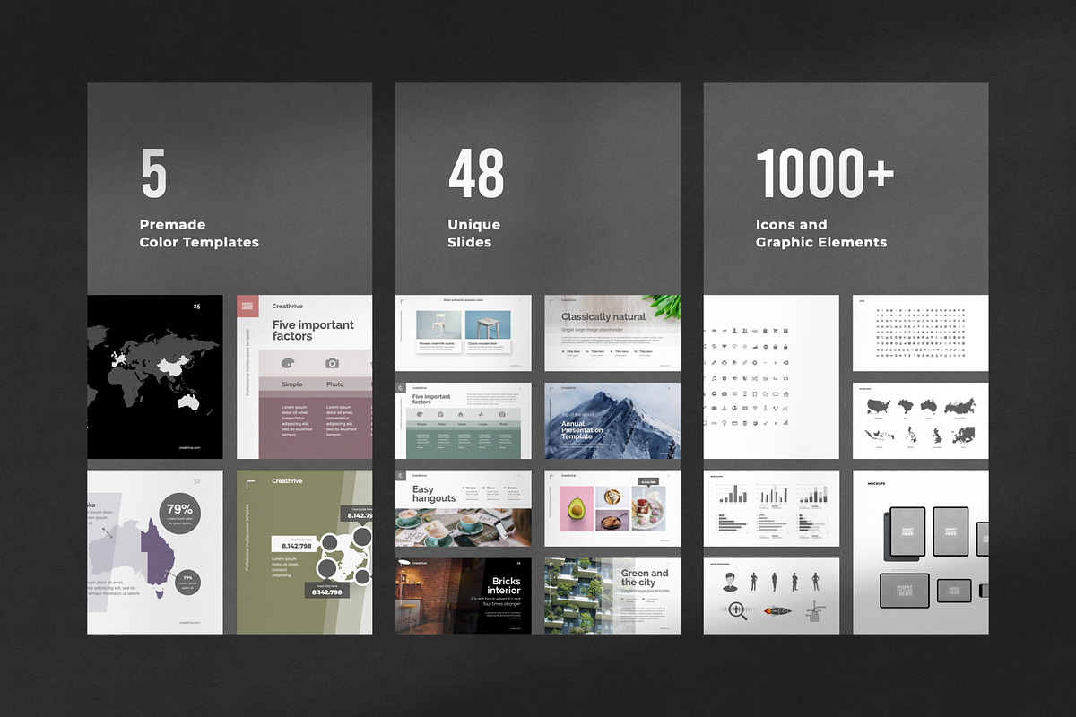 Annual PowerPoint Template, a Presentation Template by Creathrive Design (Photo 2 of 6)