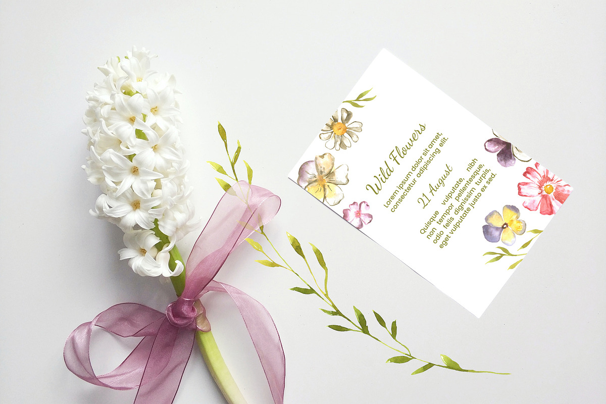 Flowers Desserts Watercolor Bundle, a Food Illustration by foxsong (Photo 6 of 12)