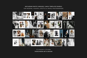 Instagram Carousel Canva Bundle 01, a Social Media Template by DESIGN BY nube
