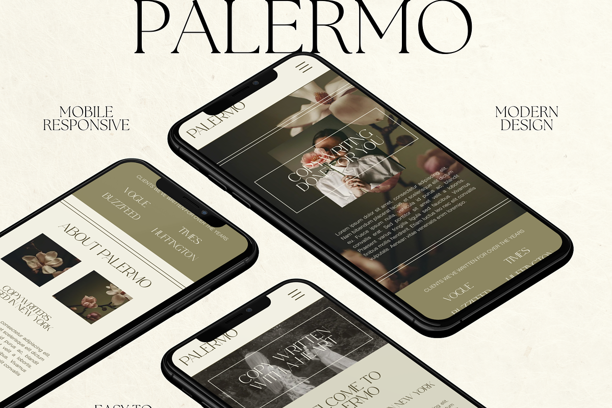 Wix Website Template Small Business, a Wix Template by Branding Babe Co. (Photo 6 of 10)