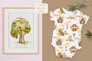 Sweet Dreams. Holiday watercolor set, a Decorative Illustration by Ann Art Houze (Thumbnail 11 of 13)