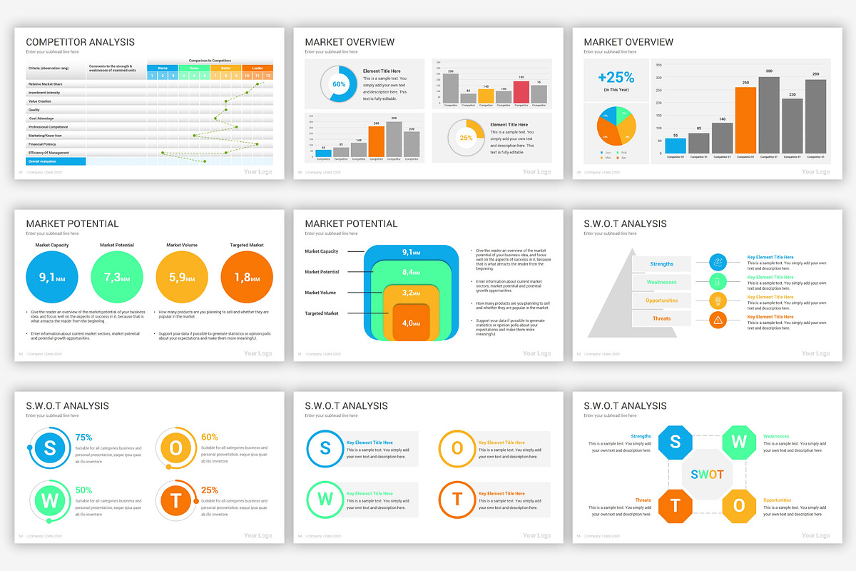 Business Plan Google Slides Template, a Presentation Template by SlideOne (Photo 10 of 26)