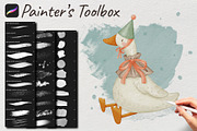 Painter’s Toolbox- Procreate Brushes, a Brush Add-On by yebin (Thumbnail 1 of 8)