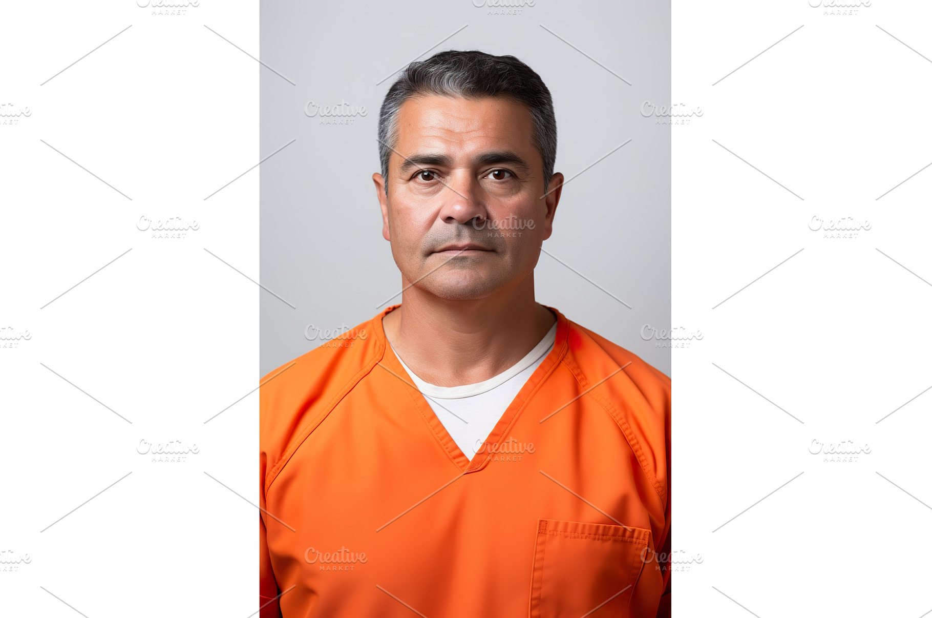 middle aged hispanic male in orange, a Person Photo by Lermont51