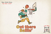 Cute Basketball Mom & Game Day, a Sport Illustration by GlitterCraft (Thumbnail 62 of 101)