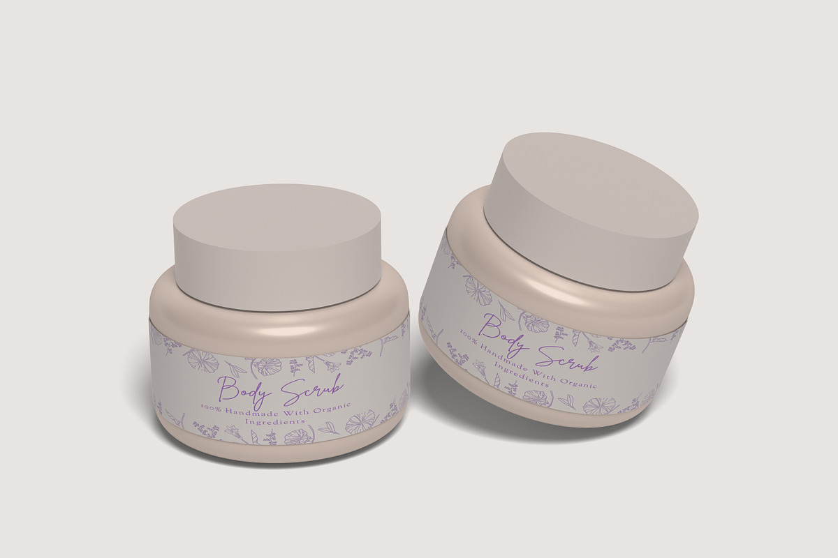 Cosmetic Jar Mockup, a Cups & Container Mockup by ulfatunnazira (Photo 5 of 6)