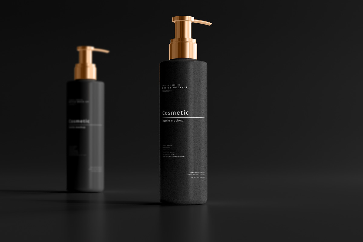 Dark Cosmetic Branding Mockups, a Cups & Container Mockup by pmvch (Photo 29 of 86)