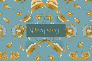 Drapery, Luxury Jacobean Pattern