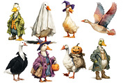 Goose Halloween Clipart, an Illustration by Designworld (Thumbnail 3 of 5)