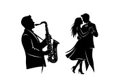 Saxophone Music Love Vector Bundle, an Illustration by Designs_River (Thumbnail 18 of 51)