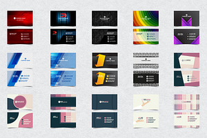 250 Business Card Vector Templates