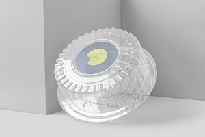 Round Cake Container Mockups