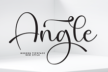 Angle | Script Font