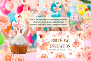 Watercolor Ballerinas Clipart Set, a Decorative Illustration by AlineArtStore (Thumbnail 3 of 11)