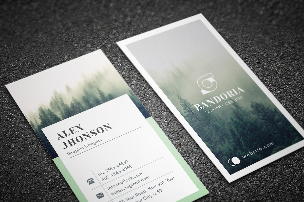 Business Card, a Business Card Template by TelaTemplates (Photo 4 of 8)