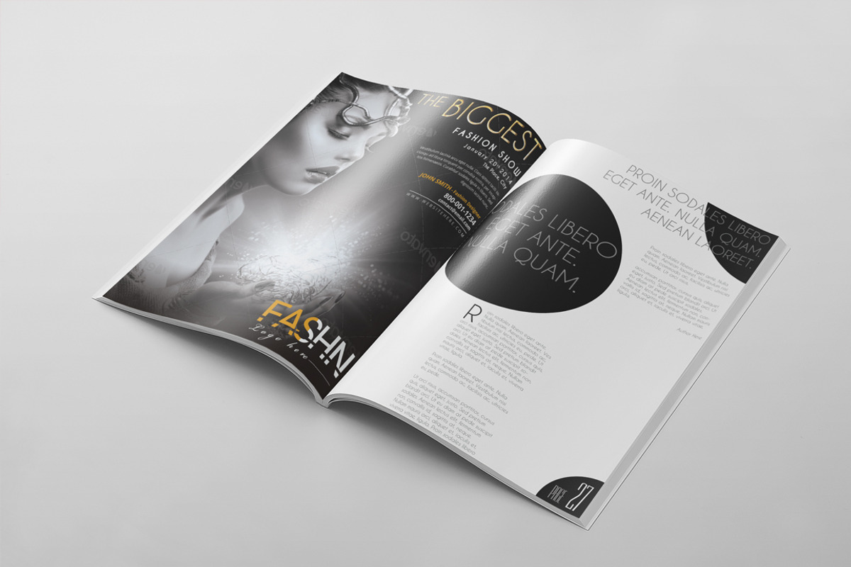 Magazine Template 33, a Magazine Template by pmvch (Photo 14 of 17)