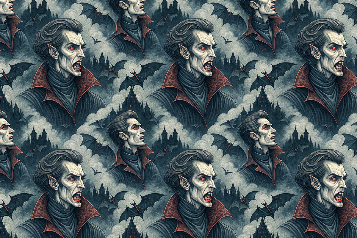 Seamless Pattern Set Gothic Classics, a Pattern Graphic by Designs by Helen Trupak (Photo 8 of 8)