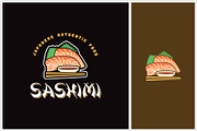 Sashimi Illustration Logo, a Branding & Logo Template by Atlantis X Nurman Arbai (Thumbnail 1 of 2)