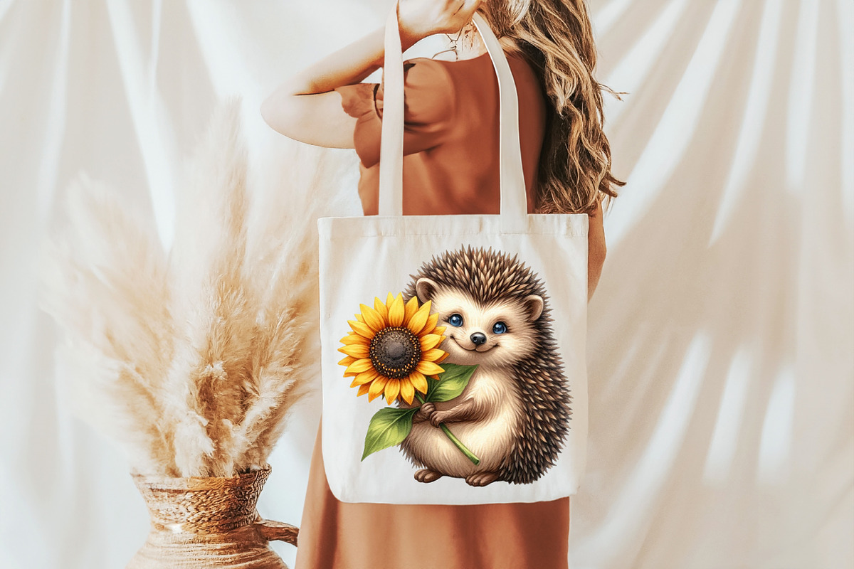 Autumn Hedgehog Clipart, an Illustration by Pixels.Craft (Photo 5 of 7)