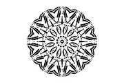 Modern Black and White Mandala Pack, a Decorative Illustration by NJ Himel (Thumbnail 12 of 101)