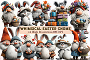 Whimsical Easter Gnome Clipart, an Illustration by Sublimation Artist (Thumbnail 1 of 7)