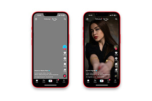 TikTok Mockup Template 2024