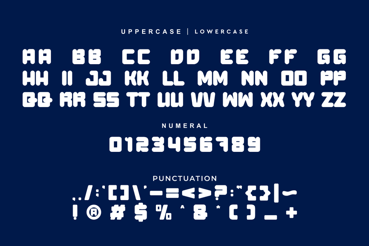 Liquid Crome - Round Font, a Sans Serif Font by Iqsiart Studio (Photo 6 of 8)