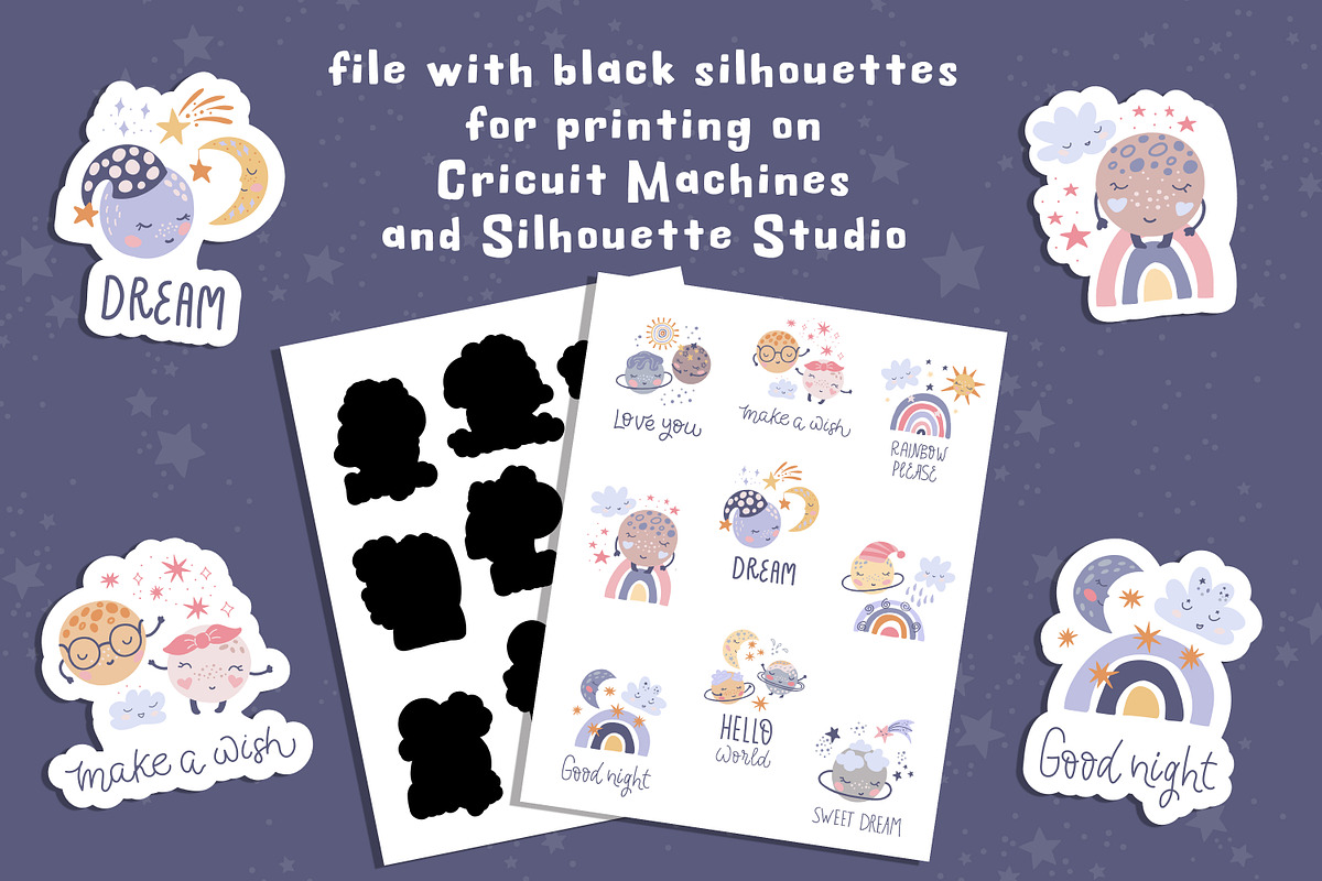 Stickers Bundle. Stickers for Cricut, a Graphic by rinaletters (Photo 9 of 11)
