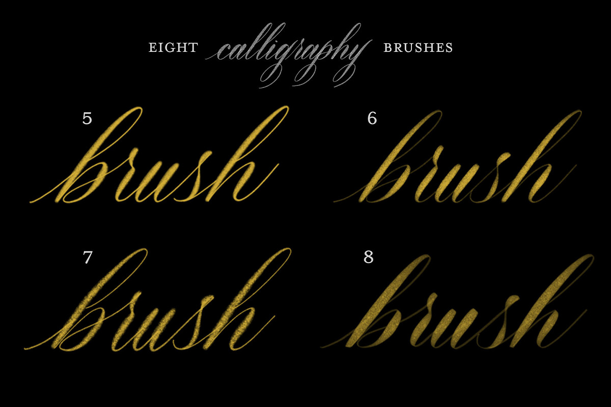 Metallic Glitter Brush Pack preview 4