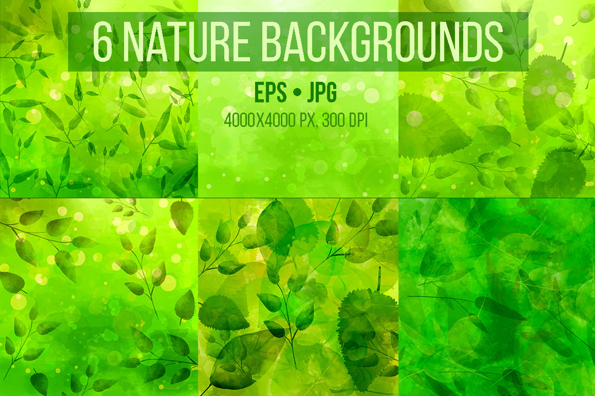 Nature leaves textures pack preview 2