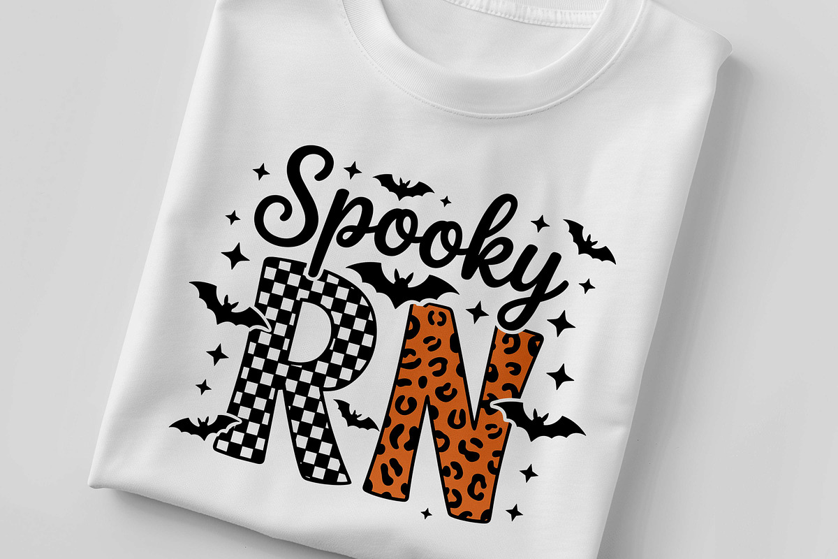 Retro Halloween Nurse T Shirt Design, a Seasonal Illustration by Unique Design Team (Photo 4 of 7)