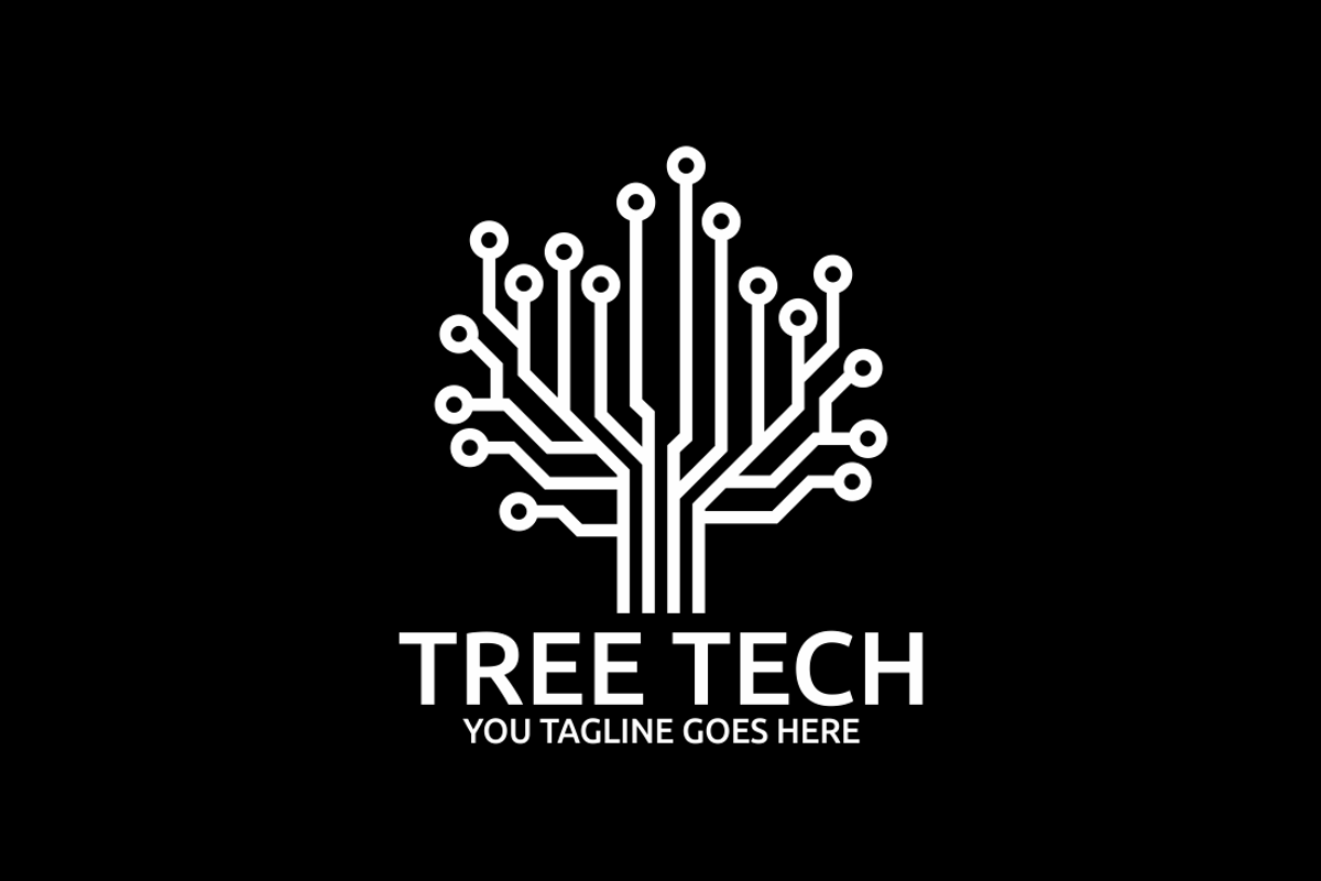 Tree Tech Logo, a Branding & Logo Template by Brandlogo