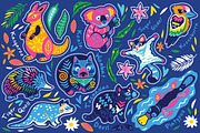 Big Sticker Bundle #2, an Animal Illustration by PenguinHouse (Thumbnail 5 of 16)